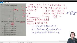 persamaan bayangan fx oleh translasi T23 adalah  matematika kelas 12 erlangga hal 159 [upl. by Ailati978]