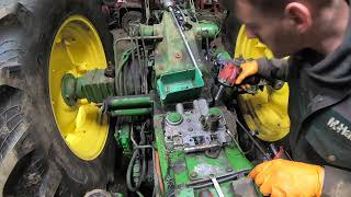 John deere 3140 Hydraulic issues [upl. by Anemolihp]