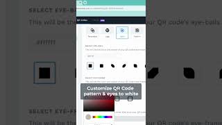 Create White QR Codes in 5 Easy Steps 🖐 customqrcode brandedqrcode [upl. by Annuaerb]