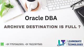 What to do when oracle database archive logs are full  Database is in hung state  Oracle database [upl. by Aenahs]