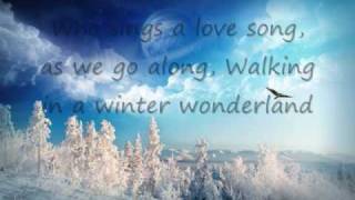 Walking in a Winter WonderlandWith lyrics [upl. by Bloomer]