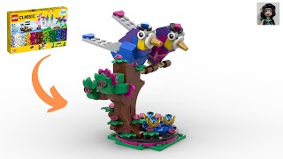 BIRDS Lego classic 11033 ideas How to build [upl. by Ahsineg]