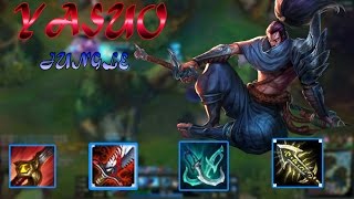 Yasuo Jungle  Thánh lướt  Tuyệt kĩ lướt  Cách chơi và lên đồ  Liên Minh Huyền Thoại [upl. by Eladnek]