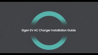 Sigenergy EVAC Charger Installation Guide [upl. by Grodin]