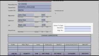 How to Fillout the Purchase Requisition Form [upl. by Hillie]