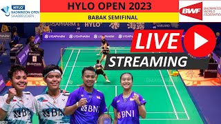 BADMINTON HYLO OPEN 2023  SEMIFINAL  LIVESCORE [upl. by Anirehtak]