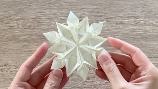 Paper Snowflake  Christmas Snowflake ❄️ [upl. by Assiralc431]