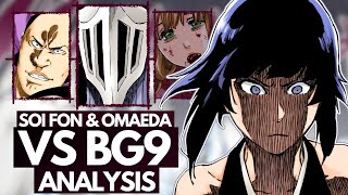 SOI FON amp MARECHIYO OMAEDA vs BG9  Bleach Battle ANALYSIS  Modern Warfare [upl. by Basso]