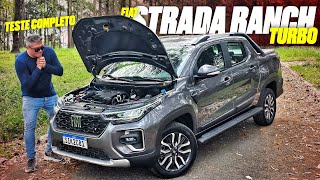 Nova Fiat Strada Ranch Turbo  ANDA BEM BEBE MUITO MELHOR QUE A MONTANA SAIBA TUDO SOBRE A LÍDER [upl. by Vaclav504]