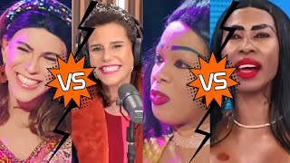 Drag Race Brasil Snatch Game Real Life People vs Queens Impersonations [upl. by Gesner571]