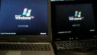 Dell Inspiron 1150 vs IBM ThinkPad iseries 1300 [upl. by Eniahs]