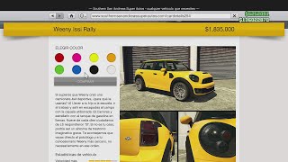 GTA 5 ONLINE MEJORADO  WEENY ISSI RALLY DISPONIBLE  ARENA WAR DOBLE  RP Y AP TAXI AL NIVEL 25 [upl. by Figge]