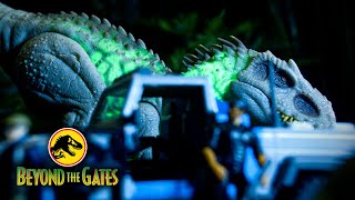 Super Colossal Indoraptor amp Camouflage Indominus Rex  Beyond the Gates  JURASSIC WORLD [upl. by Alikat]