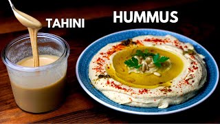 Easy Homemade Tahini and my Favorite Hummus Recipe [upl. by O'Rourke]