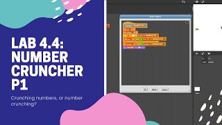 Lesson 44 Lab Part 1  Number Cruncher [upl. by Allekram235]