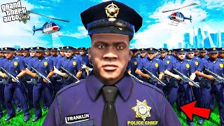 Franklin Becomes The Chief Of Police in GTA 5 [upl. by Chlo]