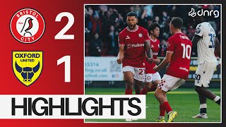 WELLS COMPLETES COMEBACK WIN 🙌 Bristol City 21 Oxford United  Highlights [upl. by Radbun]