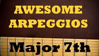 4 Ways to Play and Apply a Major 7th Maj7  Awesome Arpeggios [upl. by Nothsa]