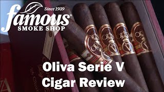 Oliva Serie V Cigars Review  Famous Smoke Shop [upl. by Gnirps]