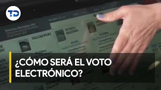 Ticos prueban sistema para el voto electrónico [upl. by Atillertse]