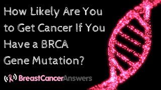 How Does a BRCA Gene Mutation Affect Your Cancer Risk [upl. by Alaehcim]