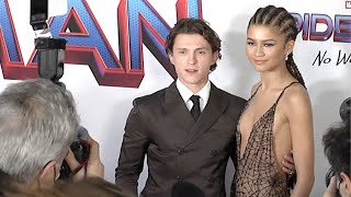 Tom Holland and Zendaya at Spiderman Premiere [upl. by Ariaet]