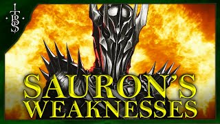 What Are SAURONS Greatest Weaknesses 🤯  Lord of the Rings Lore [upl. by Akcirederf]