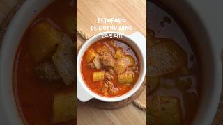 ESTOFADO DE GOCHUJANGGOCHUJANG JJIGAE comidacoreana receta gochujang 고추장찌개 [upl. by Ehtyaf]