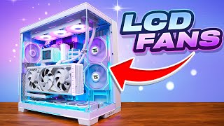 This is PEAK PC Building  Lian Li O11D EVO RGB LCD FANS [upl. by Ivers803]