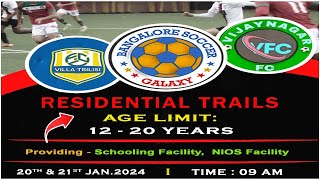 Kolkata Football Trails 2024  Ileague Trails  RESIDENTIAL TRAILS  Age group  12 amp 20 year [upl. by Navonoj]