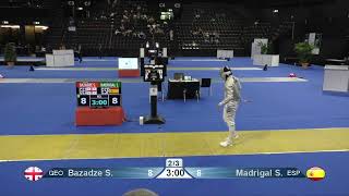 2024 743 T32 08 M S Individual Basel SUI ZCH 6 MADRIGAL ESP vs BAZADZE GEO [upl. by Menell]