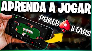 COMO JOGAR POKER VALENDO  EM DÓLAR  NO POKERSTARS  TUTORIAL PASSO A PASSO [upl. by Ann-Marie123]