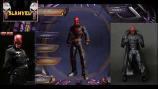 DCUO  How to create RED SKULL  BLANYEL GAMING [upl. by Htiek]