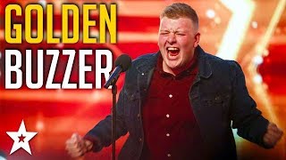 Nervous Welsh Opera Singer Gets GOLDEN BUZZER  Britains Got Talent  Got Talent Global [upl. by Baelbeer]