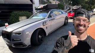 Mat Armstrong Rebuilt Rashfords Wrecked Rolls Royce and is Driving it in Monaco [upl. by Sower]