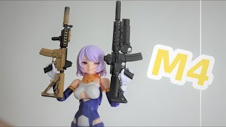 【非Little Armory】112 三無家 树脂M4枪械套装 简单制作分享 [upl. by Htiekal]