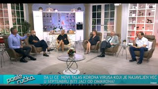 POSLE RUCKA  C19 nije iscezao jos je podmukliji i opasniji  TV Happy 25082022 [upl. by Enirehtacyram]