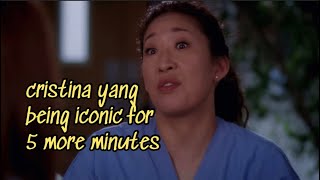 cristina yang being iconic for 5 more minutes [upl. by Odnuges]