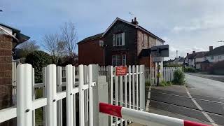 Furze platt level crossing slow barrier 165124 [upl. by Assirrem948]