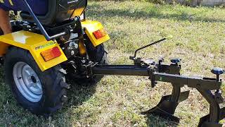 ProGARDEN Campo 18564WD minitractor proba plug [upl. by Menashem]