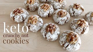 Keto Crunchy Nut Cookies [upl. by Crifasi906]