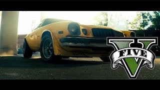 GTA V Bumblebee Vs Barricade Chase Scene quotReuploadedquot [upl. by Pelaga]