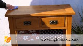 How To Clean Oak Furniture and Oak Furniture Maintenance [upl. by Adnowal109]