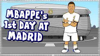 MBAPPES 1st DAY at REAL MADRID [upl. by Adnahc297]