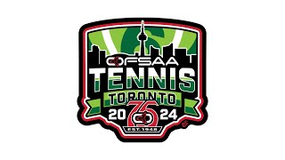 2024 OFSAA Tennis  OGS Finals  Katherine Zhang vs Annabelle Ganescu [upl. by Akvir]