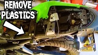 Remove Tail Fender Ninja 250r [upl. by Birdt]