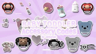 BERRY AVENUE CODES amp BLOXBURG CODES BABY  TODDLER ACCESSORY PT10 BROOKHAVEN roblox roleplay [upl. by Darin]