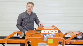 Walkthrough of the EG100 Twin Blade Edger WoodMizer [upl. by Aihsiek]