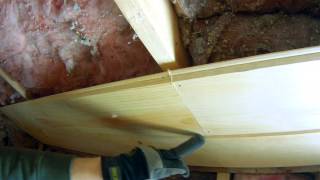 How to install Tongue and Groove Pine on the Ceiling [upl. by Witt]