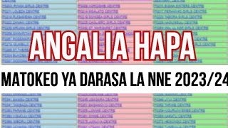 TAZAMA HAPA MATOKEO YOTE YA DARASA LA NNE 202324 • SFNA RESULT 2023 [upl. by Oralle330]